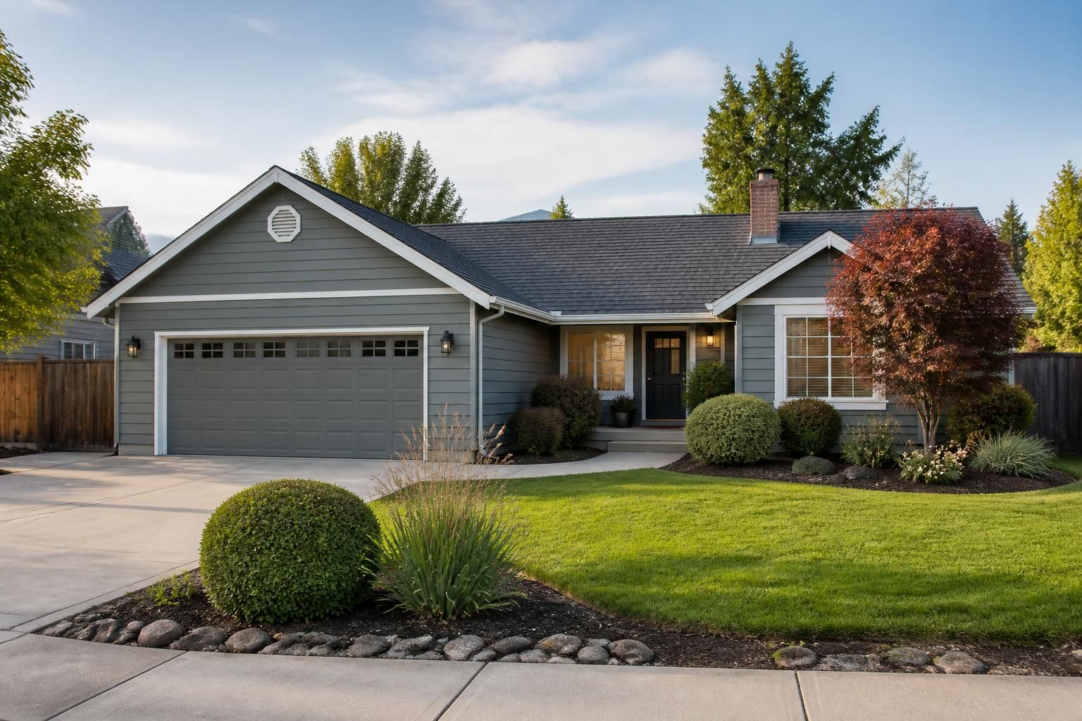 Phoenix residential home with a clean visible roofline.
