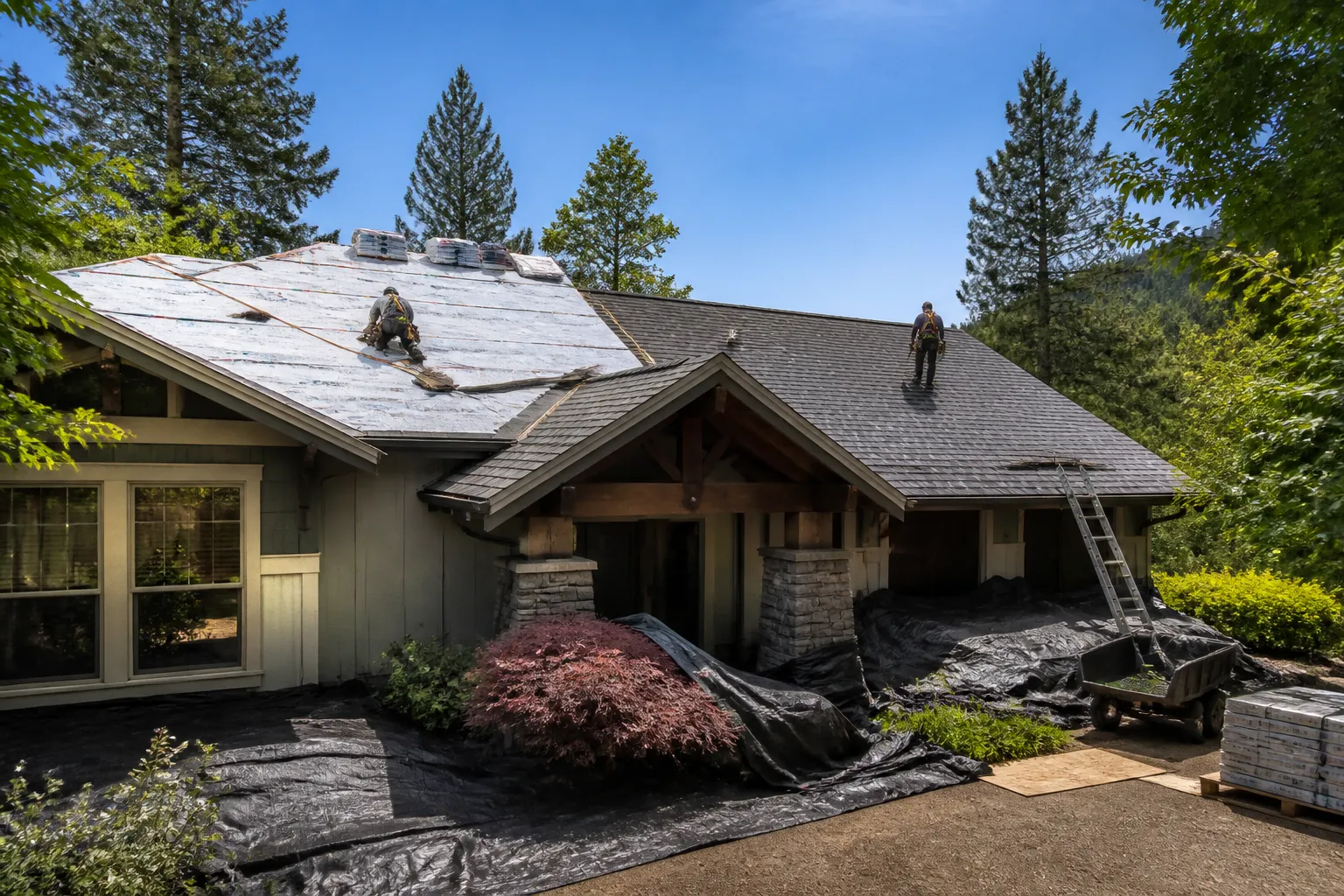 What Happens During a Roof Replacement in Philomath, OR?
